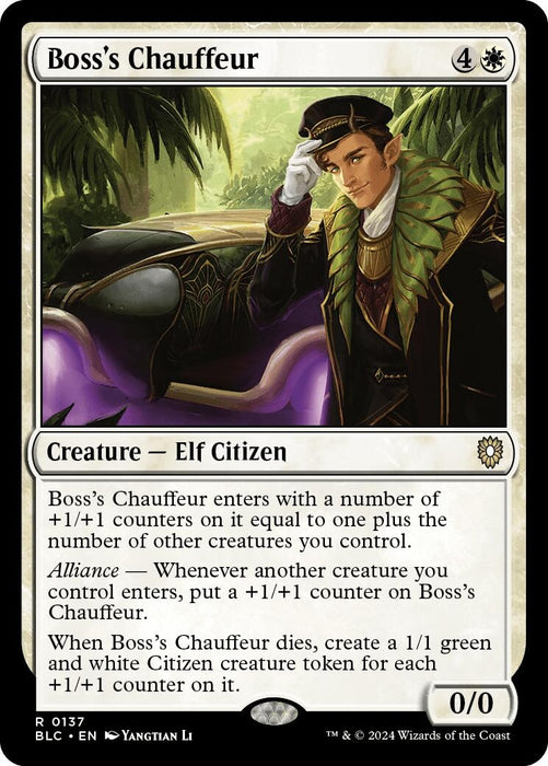Image for Boss's Chauffeur (137) [Bloomburrow] - Magic: The Gathering