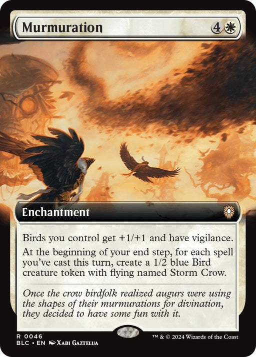 Image for Murmuration (Extended Art) (46) [Bloomburrow] - Magic: The Gathering