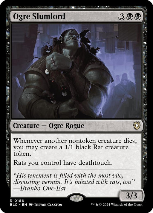 Image for Ogre Slumlord (186) [Bloomburrow] - Magic: The Gathering