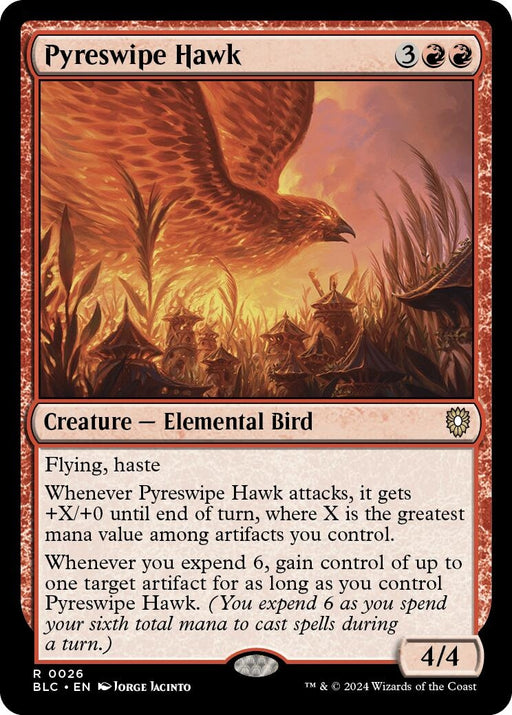 Image for Pyreswipe Hawk (26) [Bloomburrow] - Magic: The Gathering