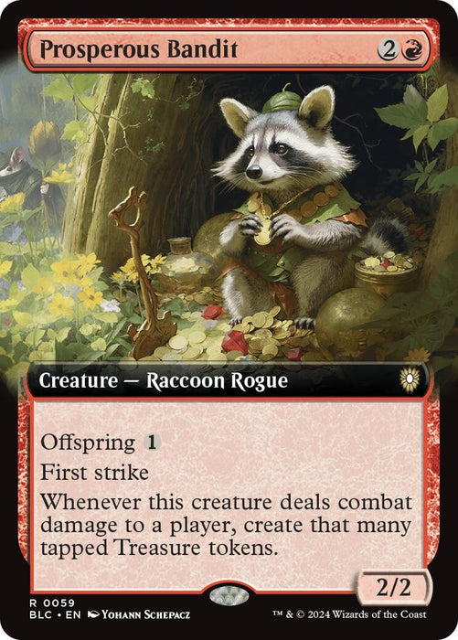 Image for Prosperous Bandit (Extended Art) (59) [Bloomburrow] - Magic: The Gathering