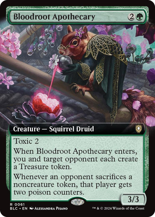 Image for Bloodroot Apothecary (Extended Art) (61) [Bloomburrow] - Magic: The Gathering