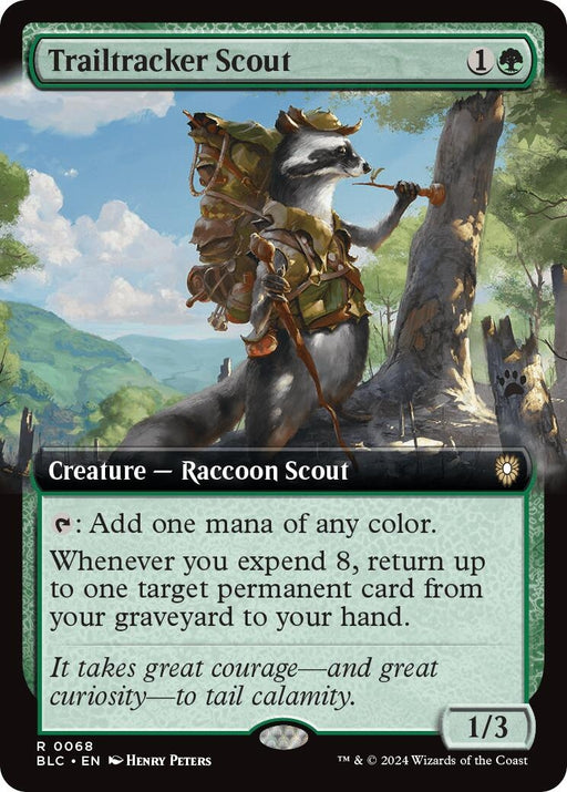 Image for Trailtracker Scout (Extended Art) (68) [Bloomburrow] - Magic: The Gathering