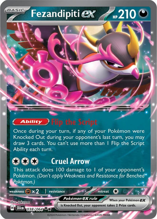 Image for Fezandipiti ex (038/064) (Holofoil) [SV: Shrouded Fable] - Pokemon