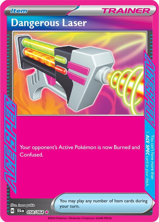 Image for Dangerous Laser (058/064) (Holofoil) [SV: Shrouded Fable] - Pokemon