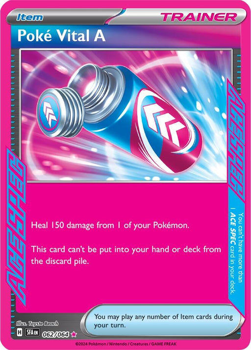Image for Poke Vital A (062/064) (Holofoil) [SV: Shrouded Fable] - Pokemon