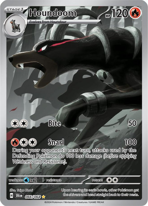 Image for Houndoom (066/064) (Holofoil) [SV: Shrouded Fable] - Pokemon