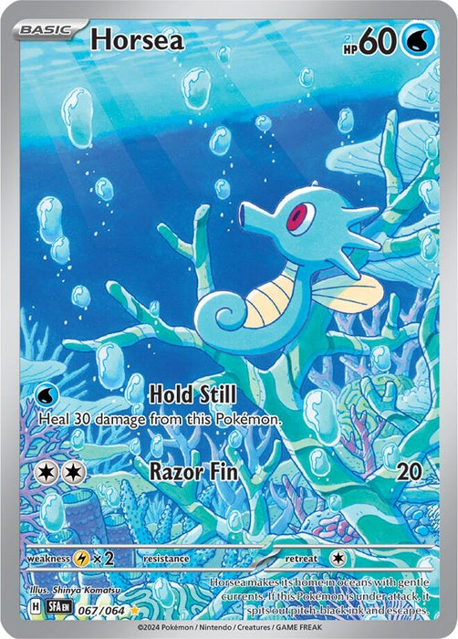 Image for Horsea (067/064) (Holofoil) [SV: Shrouded Fable] - Pokemon