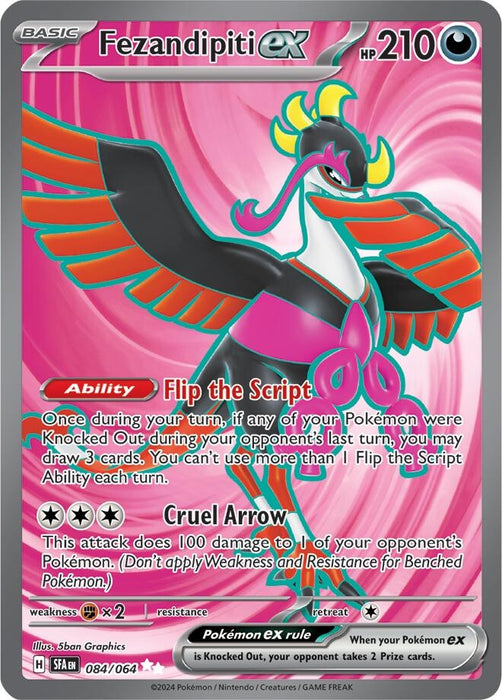 Image for Fezandipiti ex (084/064) (Holofoil) [SV: Shrouded Fable] - Pokemon