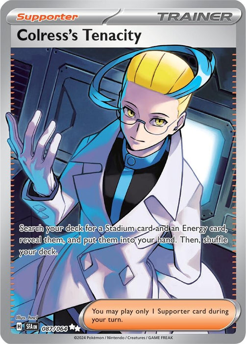 Image for Colress's Tenacity (087/064) (Holofoil) [SV: Shrouded Fable] - Pokemon