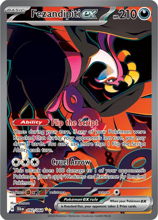 Image for Fezandipiti ex (092/064) (Holofoil) [SV: Shrouded Fable] - Pokemon