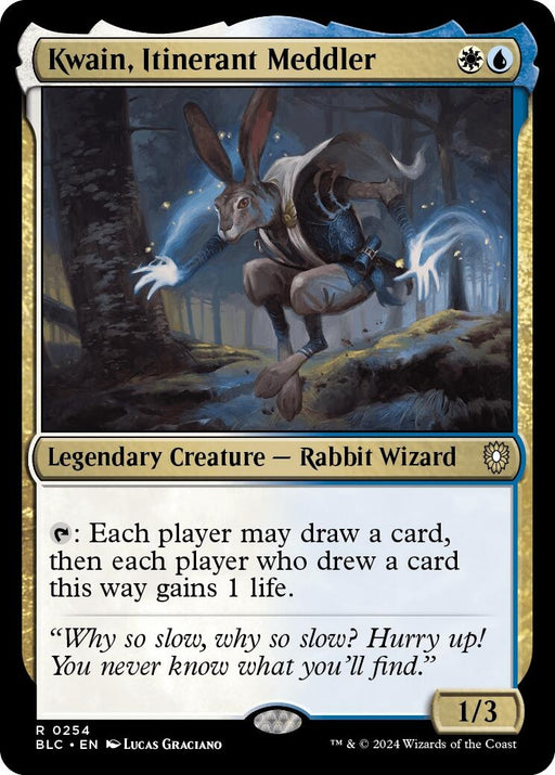 Image for Kwain, Itinerant Meddler (254) [Bloomburrow] - Magic: The Gathering