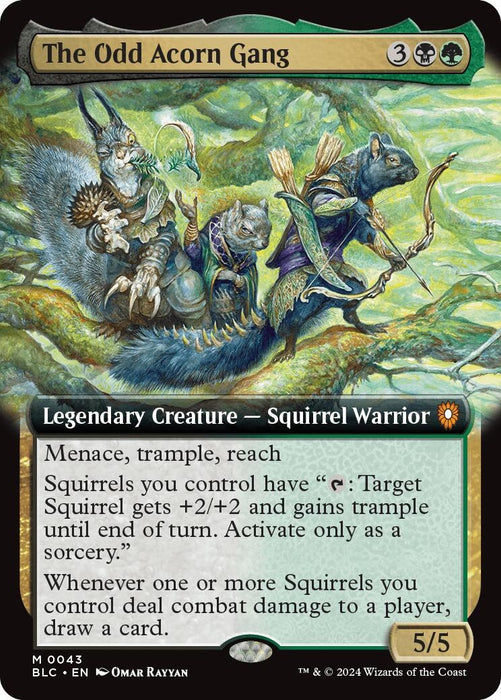 Image for The Odd Acorn Gang (Extended Art) (43) (Foil) [Bloomburrow] - Magic: The Gathering