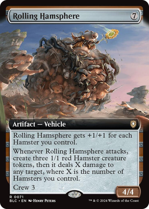 Image for Rolling Hamsphere (Extended Art) (71) [Bloomburrow] - Magic: The Gathering