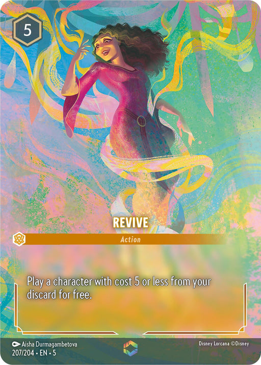 Image for Revive (Enchanted) (207/204) (Holofoil) [Shimmering Skies] - Disney Lorcana