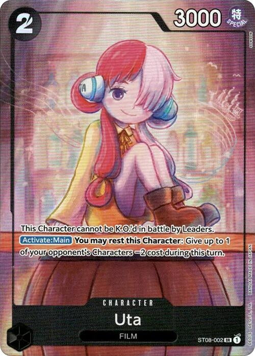 Image for Uta - ST08-002 (Premium Card Collection -Uta-) (ST08-002) (Foil) [One Piece Promotion Cards] - One Piece Card Game