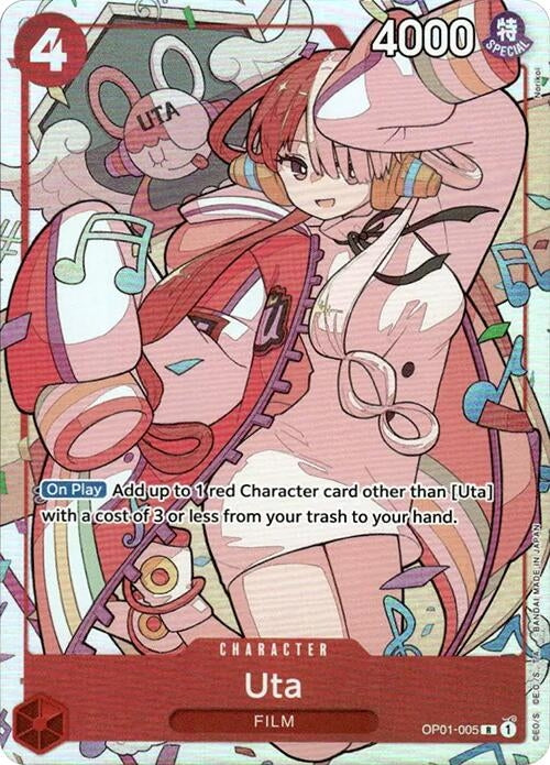 Image for Uta - OP01-005 (Premium Card Collection -Uta-) (OP01-005) (Foil) [One Piece Promotion Cards] - One Piece Card Game
