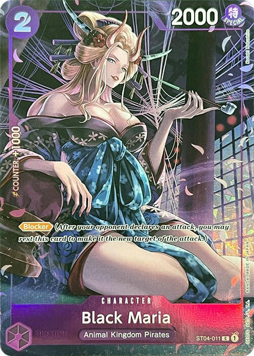 Image for Black Maria (Premium Card Collection -BANDAI CARD GAMES Fest. 23-24 Edition-) (ST04-011) (Foil) [One Piece Promotion Cards] - One Piece Card Game