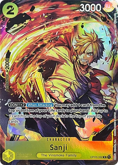 Image for Sanji (Premium Card Collection -BANDAI CARD GAMES Fest. 23-24 Edition-) (OP03-102) (Foil) [One Piece Promotion Cards] - One Piece Card Game
