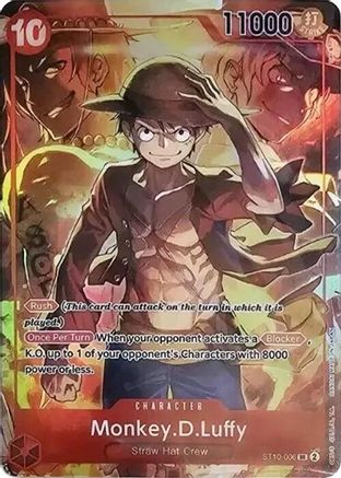 Monkey.D.Luffy (Treasure Booster Set) [ST10-006] (One Piece Promotion Cards)