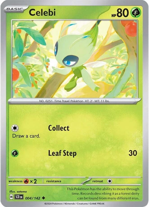 Image for Celebi (004/142) [SV07: Stellar Crown] - Pokemon