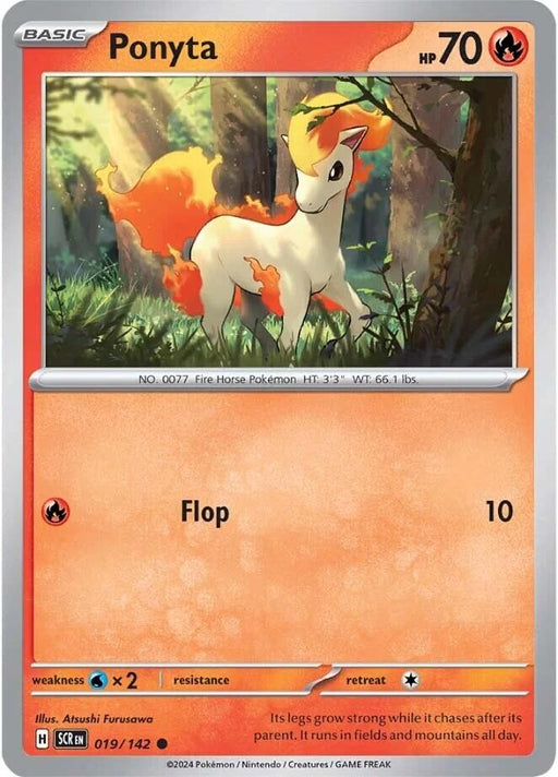 Image for Ponyta (019/142) (Reverse Holofoil) [SV07: Stellar Crown] - Pokemon