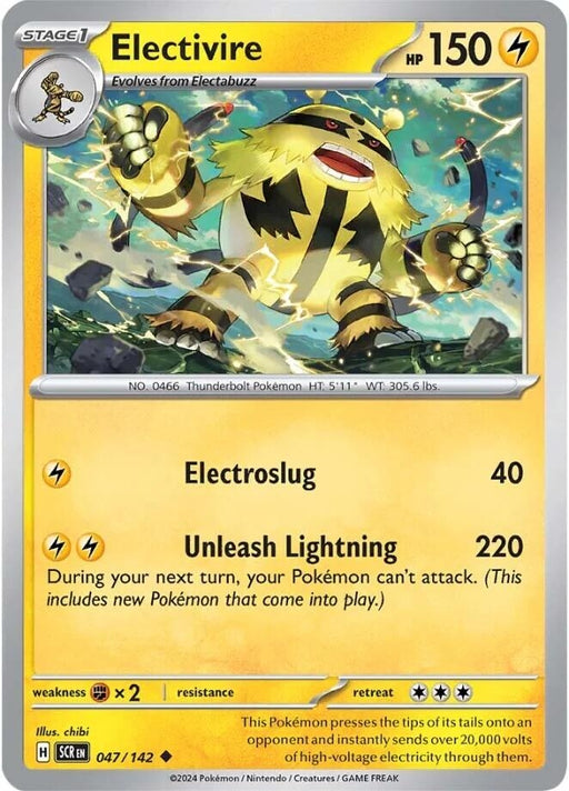 Image for Electivire (047/142) (Reverse Holofoil) [SV07: Stellar Crown] - Pokemon