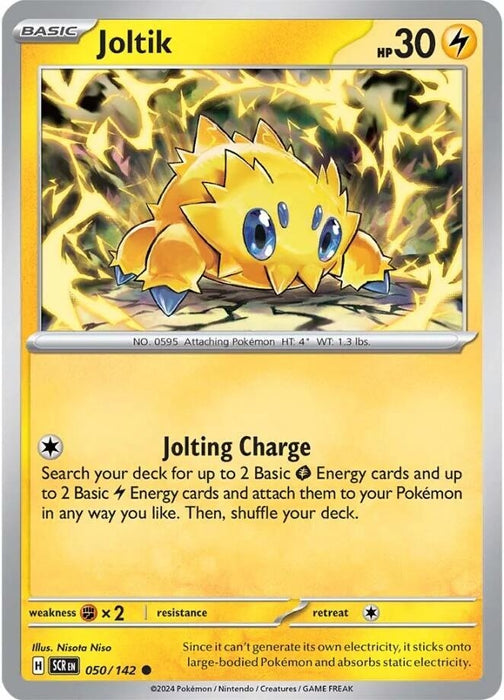 Image for Joltik (050/142) (Reverse Holofoil) [SV07: Stellar Crown] - Pokemon