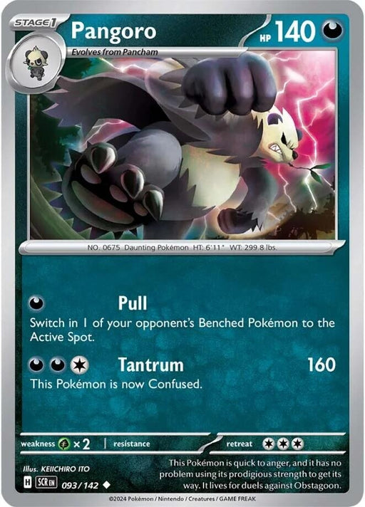Image for Pangoro (093/142) [SV07: Stellar Crown] - Pokemon
