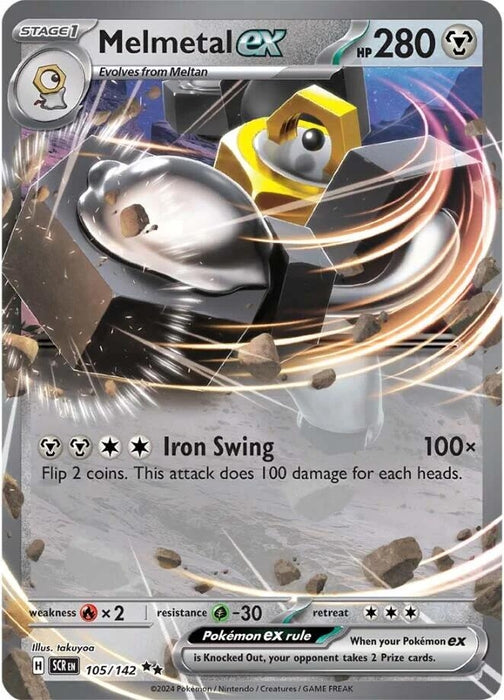 Image for Melmetal ex (105/142) (Holofoil) [SV07: Stellar Crown] - Pokemon