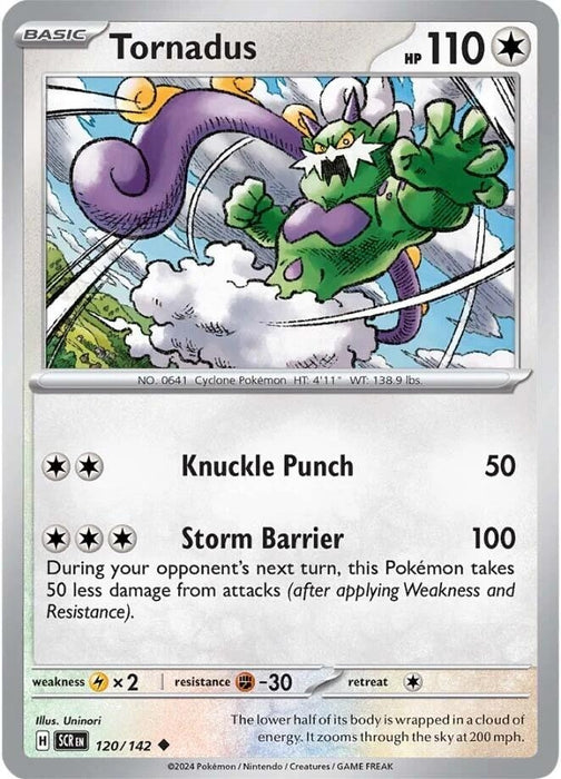 Image for Tornadus (120/142) [SV07: Stellar Crown] - Pokemon