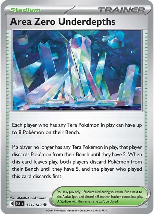 Image for Area Zero Underdepths (131/142) (Reverse Holofoil) [SV07: Stellar Crown] - Pokemon