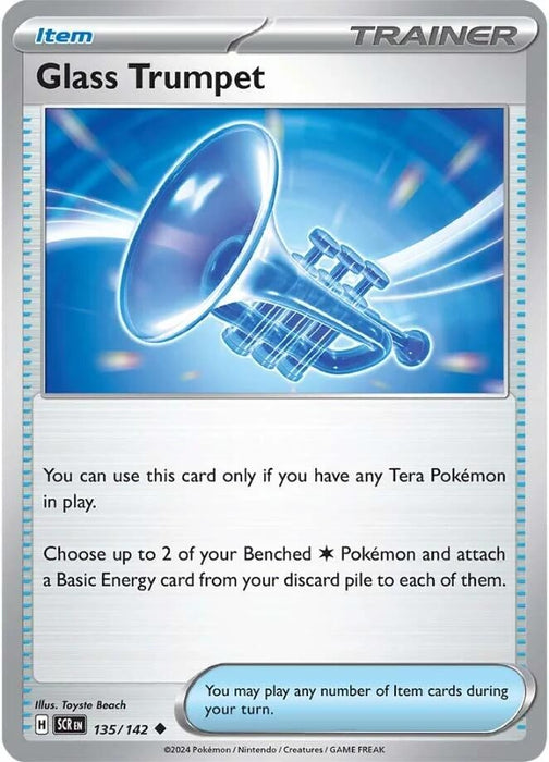 Image for Glass Trumpet (135/142) (Reverse Holofoil) [SV07: Stellar Crown] - Pokemon