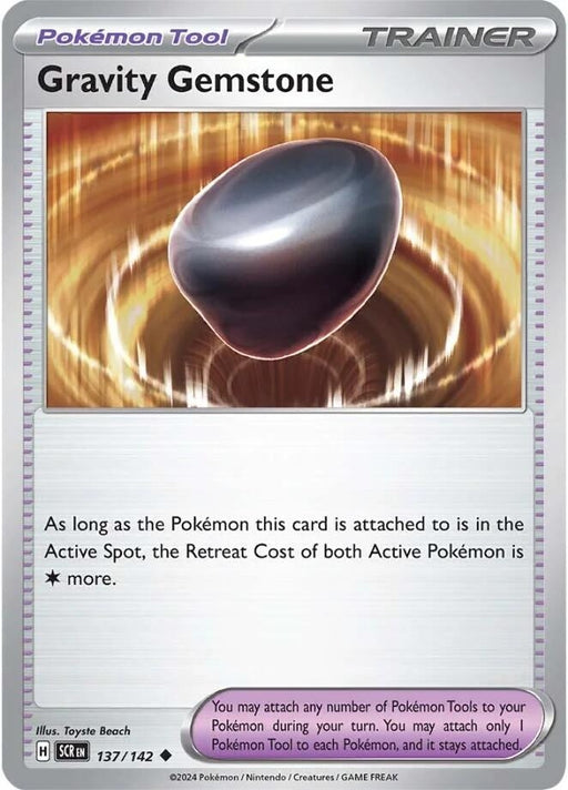 Image for Gravity Gemstone (137/142) [SV07: Stellar Crown] - Pokemon