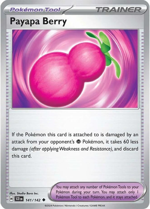 Image for Payapa Berry (141/142) (Reverse Holofoil) [SV07: Stellar Crown] - Pokemon