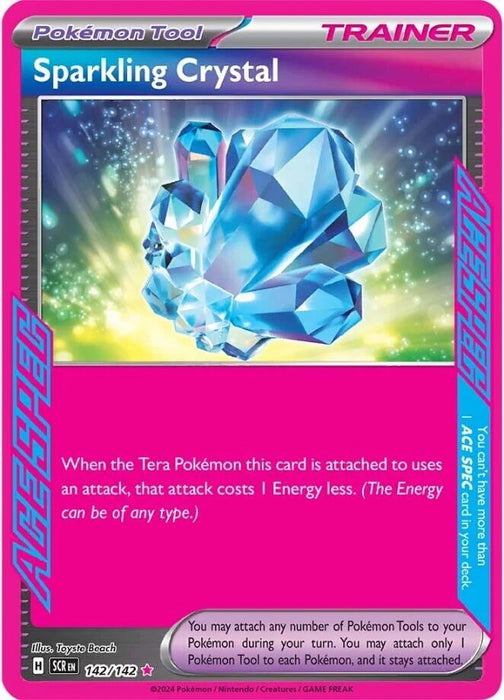 Image for Sparkling Crystal (142/142) (Holofoil) [SV07: Stellar Crown] - Pokemon