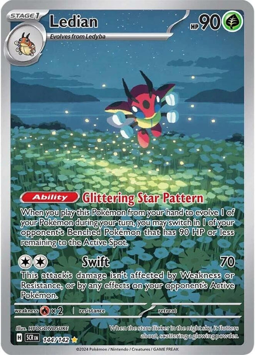 Image for Ledian (144/142) (Holofoil) [SV07: Stellar Crown] - Pokemon