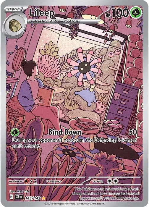 Image for Lileep (145/142) (Holofoil) [SV07: Stellar Crown] - Pokemon