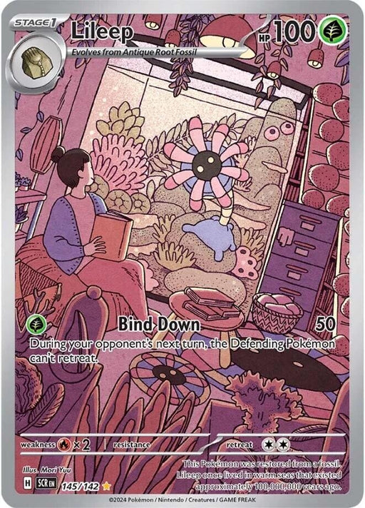 Image for Lileep (145/142) (Holofoil) [SV07: Stellar Crown] - Pokemon