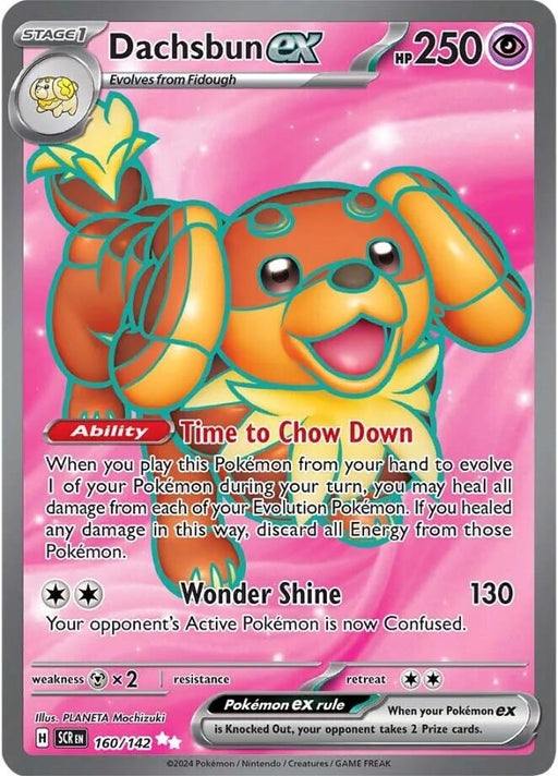Image for Dachsbun ex (160/142) (Holofoil) [SV07: Stellar Crown] - Pokemon