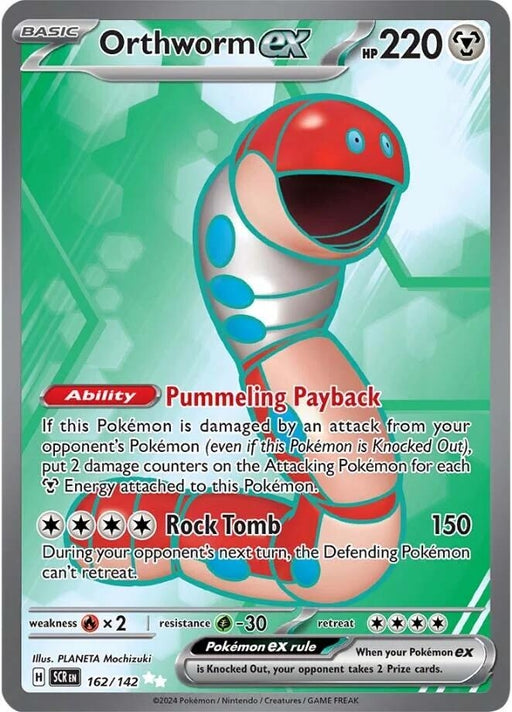 Image for Orthworm ex (162/142) (Holofoil) [SV07: Stellar Crown] - Pokemon