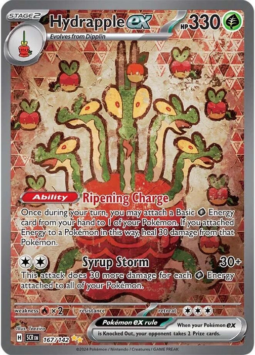 Image for Hydrapple ex (167/142) (Holofoil) [SV07: Stellar Crown] - Pokemon