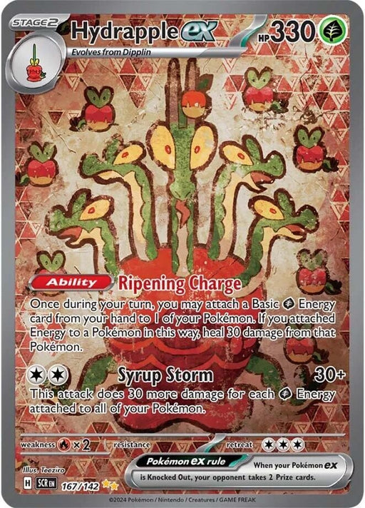 Image for Hydrapple ex (167/142) (Holofoil) [SV07: Stellar Crown] - Pokemon