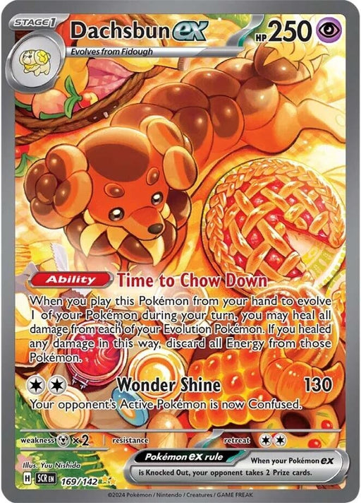 Image for Dachsbun ex (169/142) (Holofoil) [SV07: Stellar Crown] - Pokemon