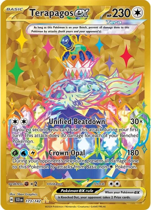 Image for Terapagos ex (173/142) (Holofoil) [SV07: Stellar Crown] - Pokemon