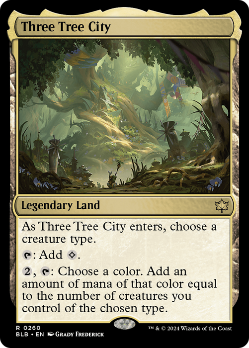 Three Tree City [BLB-260] Foil - Bloomburrow