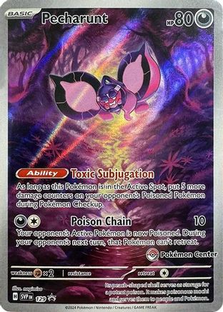 Pecharunt - 129 (Pokemon Center Exclusive) (SVP129) Holofoil [SV: Scarlet & Violet Promo Cards]