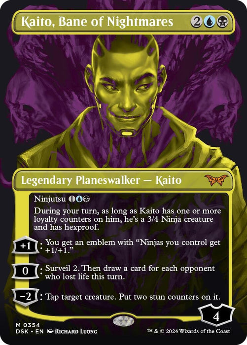 Image for Kaito, Bane of Nightmares (Showcase) (354) (Foil) [Duskmourn: House of Horror] - Magic: The Gathering