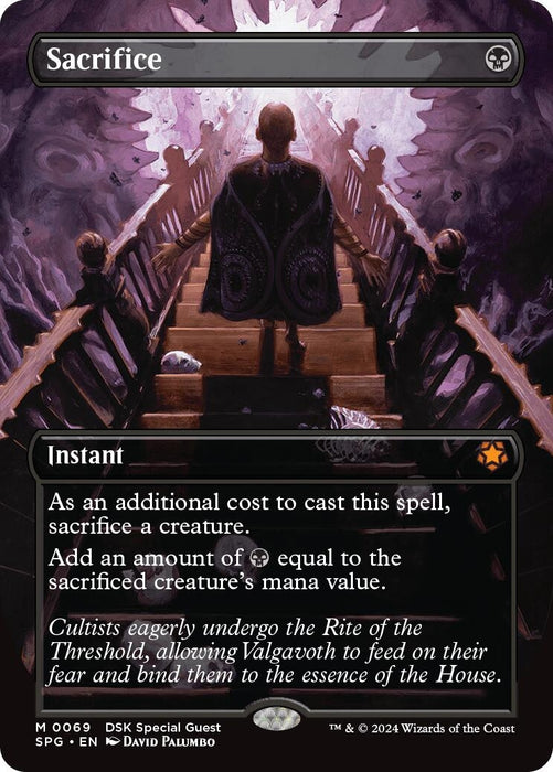 Image for Sacrifice (Borderless) (69) (Foil) [Special Guests] - Magic: The Gathering