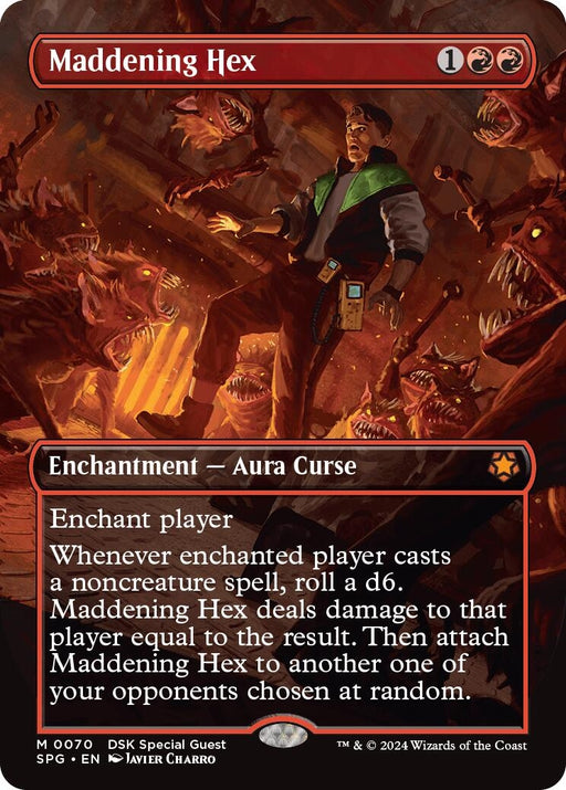 Image for Maddening Hex (Borderless) (70) [Special Guests] - Magic: The Gathering